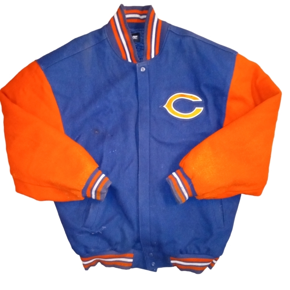 Authentic Chicago bears varsity jacket